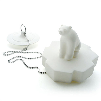 シロクマ風呂栓 PROPAGANDA DRAIN STOPPER POLAR BEAR (プロパガンダ ドレインストッパー シロクマ)
