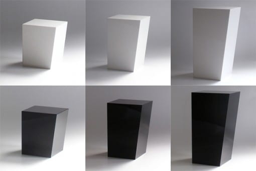 モノリスのようなゴミ箱 AIR FRAME(エアフレーム) IDIOM DUST BOX