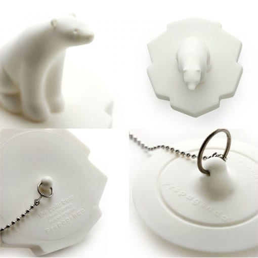 シロクマ風呂栓 PROPAGANDA DRAIN STOPPER POLAR BEAR (プロパガンダ ドレインストッパー シロクマ)