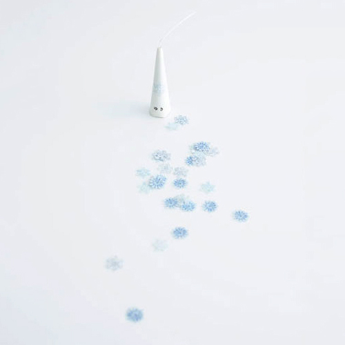 四季 デザインクラッカー 冬 雪の結晶