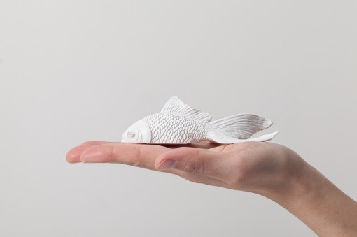 Goldfish Clock (ゴールドフィッシュクロック) by haoshi Design