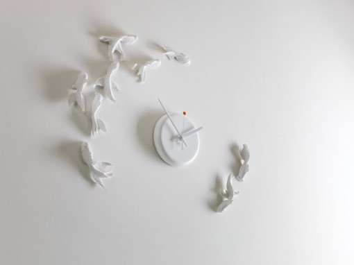 Goldfish Clock (ゴールドフィッシュクロック) by haoshi Design