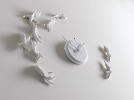 Goldfish Clock (ゴールドフィッシュクロック) by haoshi Design