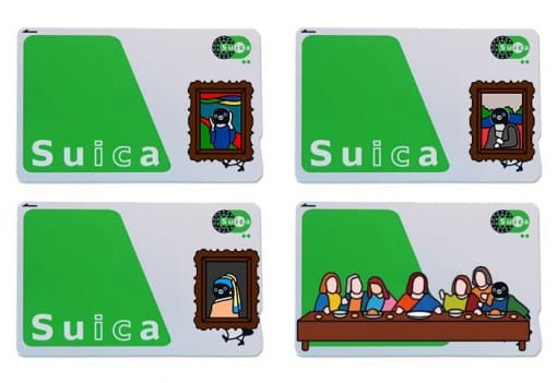 Suicaペンギン着せ替えステッカー Suca_icCARD_WEAR_art