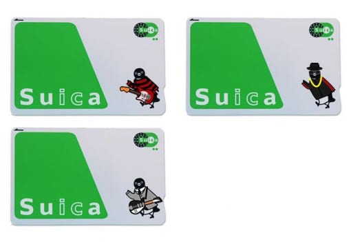Suicaペンギン着せ替えステッカー Suca_icCARD_WEAR_music