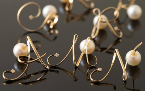 HULL KELLY Letter イニシャルピアス