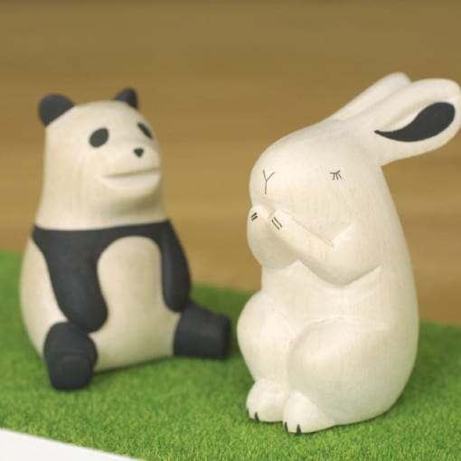 ぽれぽれ動物シリーズ パンダ・ウサギ