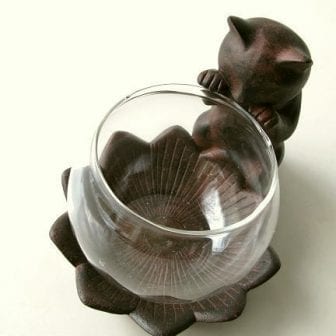 子猫グラスベース