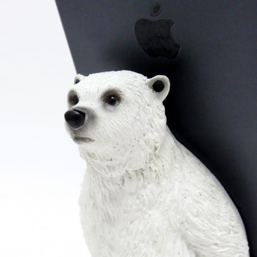 白クマ スマートフォンスタンド 『polar bear』