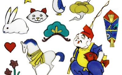 九谷焼工作シールキットKUTANI SEAL KiT