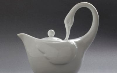 白鳥型ティーポット Swans Upon a Time Tea Pot