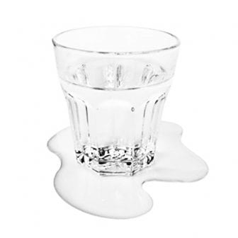 こぼれた水のようなコースター