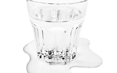こぼれた水のようなコースター