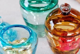 梅干し入れ/ガラス工房清天