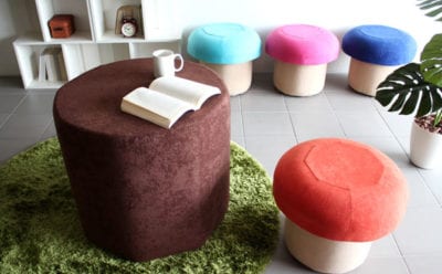 キノコスツール　切り株テーブル