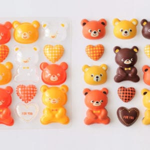 cotta（コッタ）チョコレート転写モールド きょろきょろくま