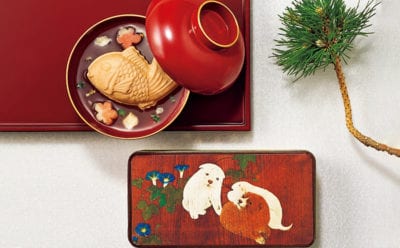 東京国立博物館 限定ギフト〈久右衛門〉朝顔狗子図杉戸（あさがおくしずすぎと） 鯛最中のお吸物