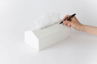 MEMORU tissue caseはメモができるティッシュケース