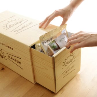 DAILY IZAMESHI引き出しパッケージ