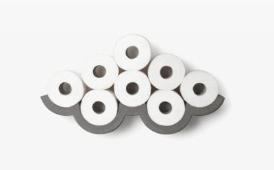 Cloud Concrete Toilet Paper Holder(クラウドコンクリートトイレットペーパーホルダー)