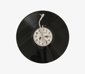 レコード風クロック
