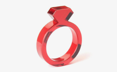 Acrylic Diamond Ring アクリルダイアモンドリング