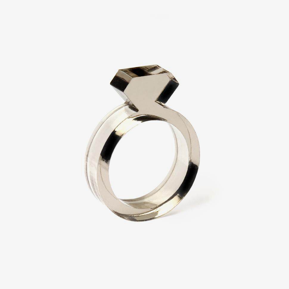 Acrylic Diamond Ring アクリルダイアモンドリング