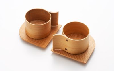 曲げわっぱのカップ&ソーサー Alpha アルファ