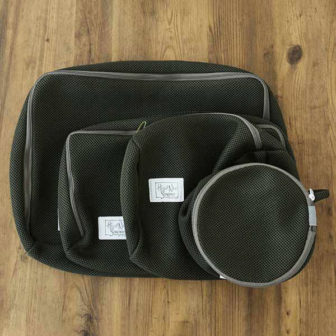 LOHACO 中身が見えにくいカーキ色の洗濯ネット