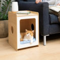 猫と一緒にくつろげるサイドテーブル