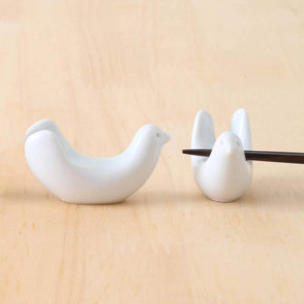 白山陶器とり型はしおき