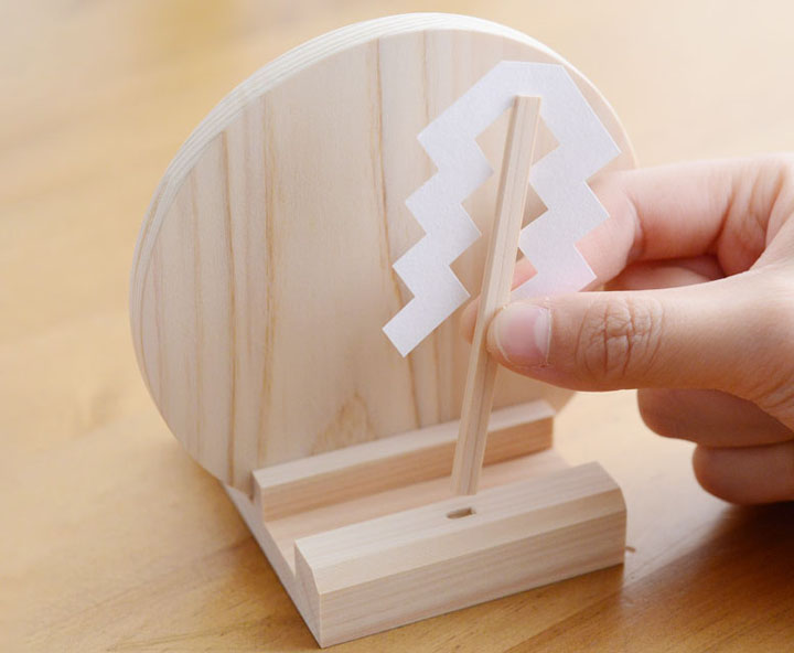 静岡木工 神棚の里 かみさまと紙垂（しで）