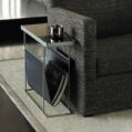 DUENDE（デュエンデ）細長いサイドテーブル COMPANION with MAGAZINE RACK
